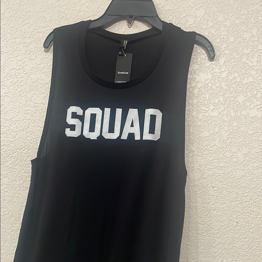 Bebe Black Sleeveless Top